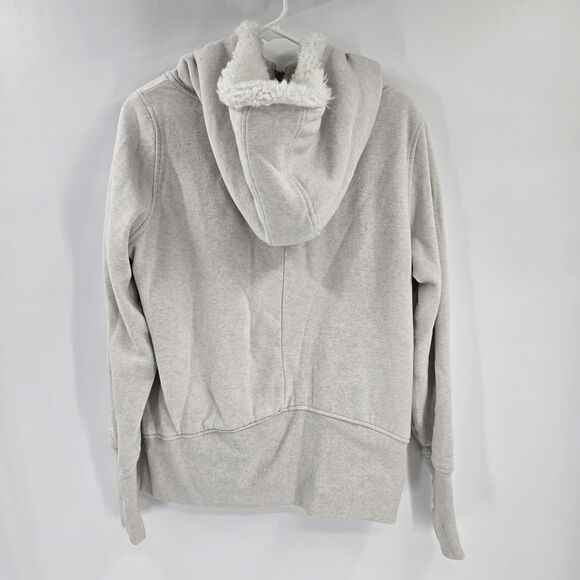 Vintage Fox Racing Sasquatch Zip Hoodie Fur Lined Monogram Logo Y2K Women Sz XL - Picture 7 of 7